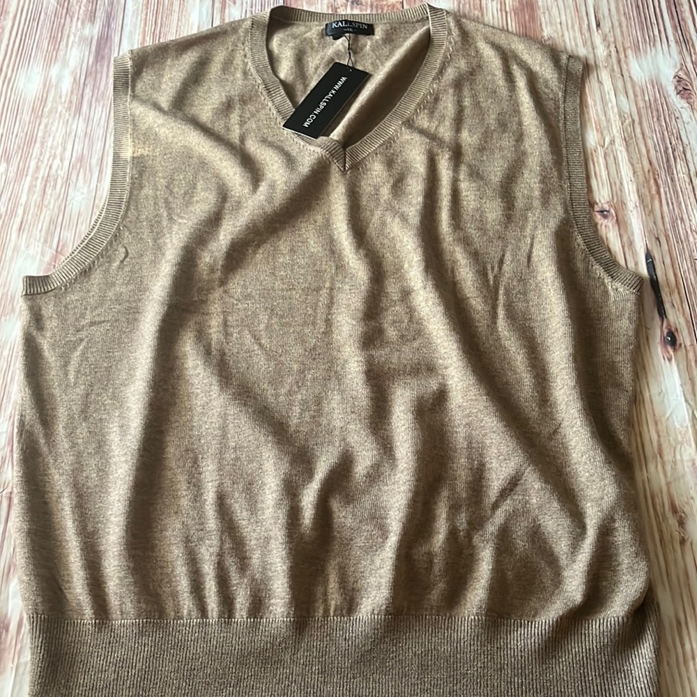 Kallspin Cashmere/Wool Sweater Vest XXL